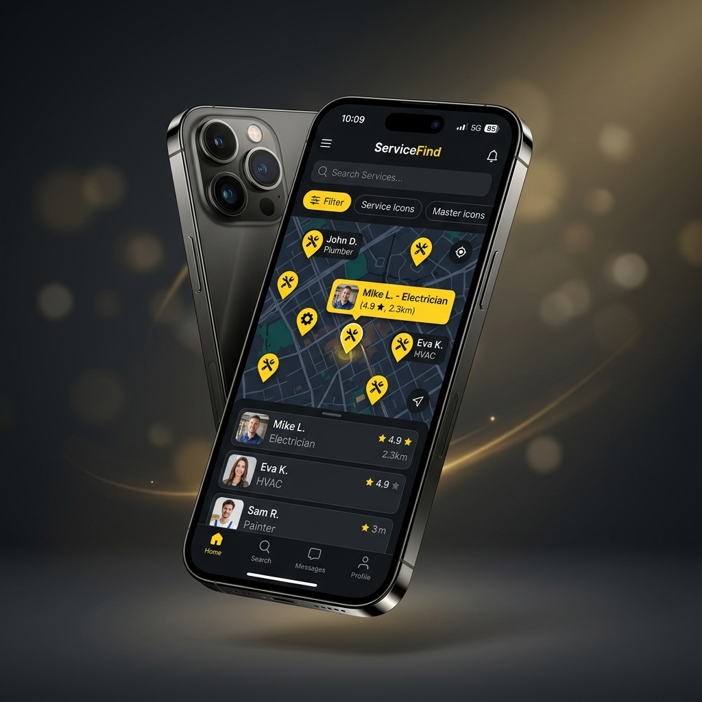 Master Plus App Mockup